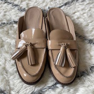 Vionic Patent Leather Nude Mules